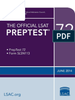 The Official LSAT PrepTest 72 - Wendy Margolis