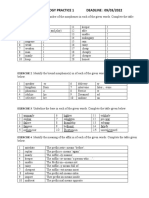 Morphology Practice 1