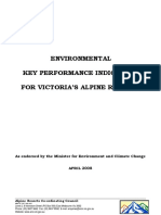 Environmental Key Performance Indicators For Victoria'S Alpine Resorts
