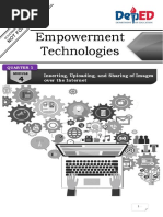 Empowerment Technologies: Inserting, Uploading, and Sharing of Images Over The Internet