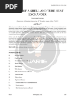 Design of A Shell and Tube Heat Exchanger Ijariie6039