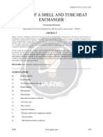 Shell and Tube Heat Exchanger Design