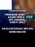 2021 SPM - Modul - Sarawak Kesusasteraan - Melayu - Komunikatif