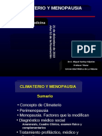 Climaterio y Menopausia. Dr.sarduy Dic 2010