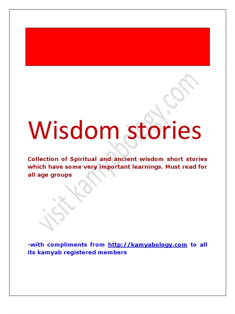 Wisdom Stories | PDF