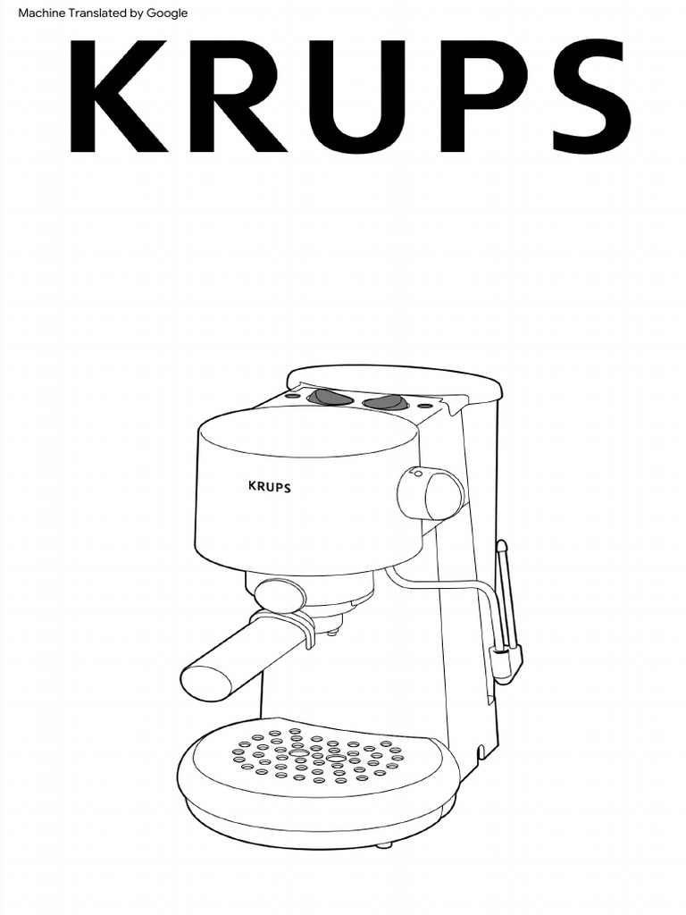 Krups Gusto 880 Users Manual (ES) PDF
