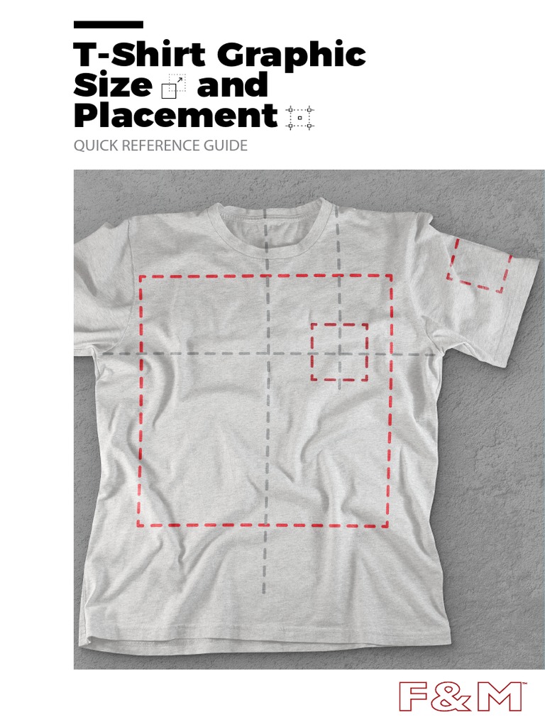 TShirt Graphic Size and Placement Guide PDF Shirt T Shirt
