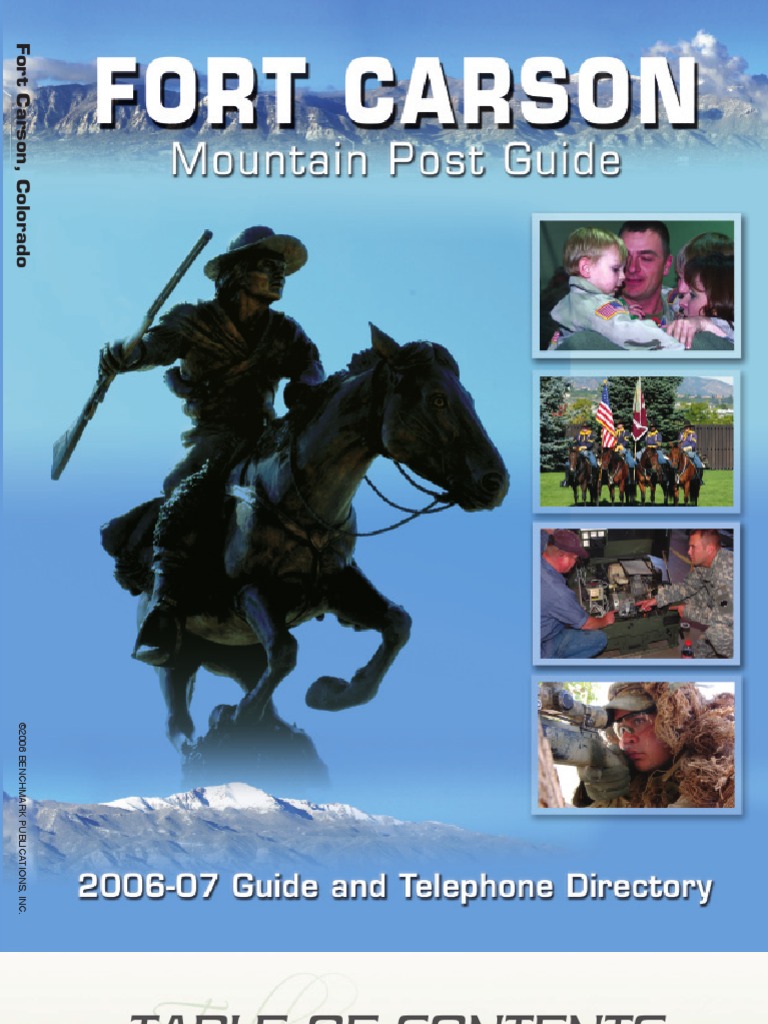Fort Carson Guide 2006 Emergency Department Emergency Medical