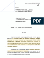 Corte Suprema de Justicia Sala de Casación Penal: Casación #14.043. Alba Lucía Rodríguez Cardona