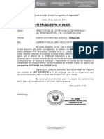 Oficio N º1845 - 201 9-Rp Lima/Divpol-C1-Cm-Svf .: "Año de La Lucha Contra Corrupción y La Impunidad"