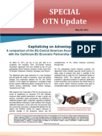 OTN Special Update (Capitalizing On Advantage - EU-Central American Agreement With The CF-EU Economic Partnership Agreement)