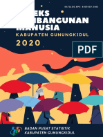 Indeks Pembangunan Manusia Kabupaten Gunungkidul 2020