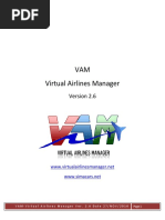 VAM-Virtual Airlines Manager Ver. 2.6 Date 27/NOV/2016