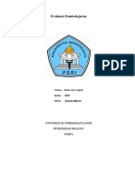 Evaluasi Pembelajaran Biologi