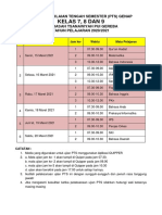 Jadwal PTS Genap