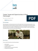Career, Scope and Opportunities in Plant Pathologist: Careerfutura 0 Comment