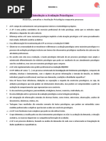 Resumo 1. Introdução a Avaliação Psicológica
