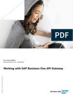 Working With SAP Business One API Gateway: User Guide - PUBLIC Document Version: 1.0 - 2021-06-10