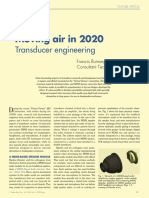 Moving Air in 2020 Transducer Engineering