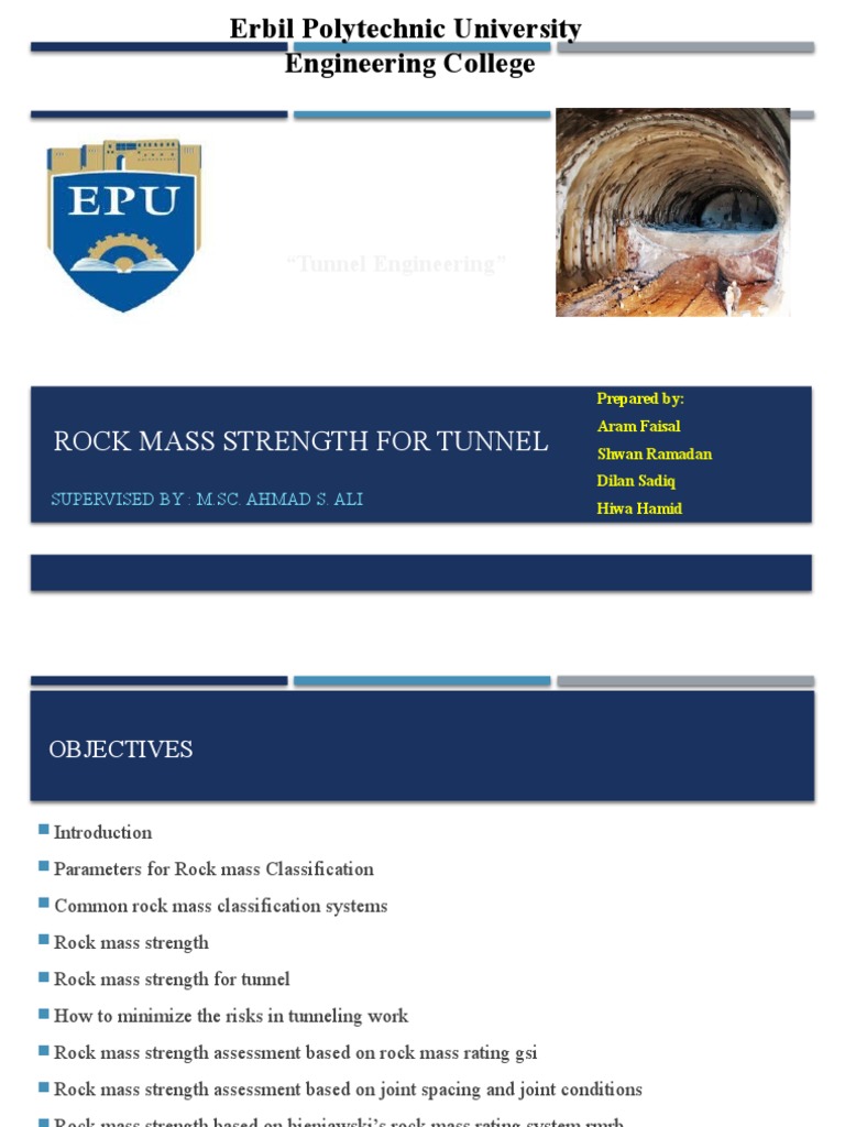 Rock Mass Strength in Tunnel Engineering | PDF | Applied And ...