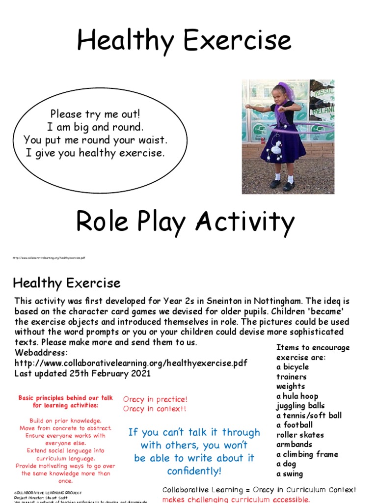 Healthy Exercise Please Try Me Out! I Am Big and Round. You Put Me