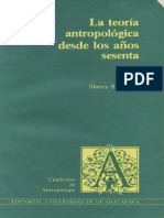 2.Ortner-La Teoría Antropológica Desde Los 60-Libro