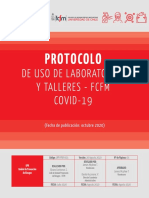 Protocolo FCFM Uso de Laboratorios y Talleres