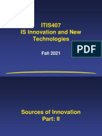 ITIS407 IS Innovation and New Technologies: Fall 2021