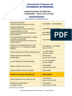 Cronograma ENAM Ordinario 20.03.2022 Actualizado