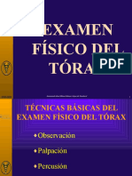 Clase 08 Clínica en Salud Pública - Examen Físico Del Tórax