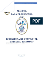 Informe N°17 para El Personal El Universo en Hojas