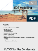 PVT & Eos Modelling: Using Pvtsim Software