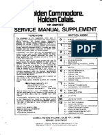 Holden Commodore Full Workshop Manual