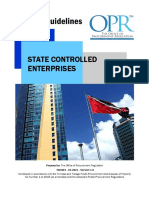 General Guidelines - State Controlled Enterprises