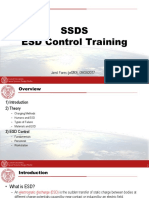 Ssds ESD Control Training: Jamil Fares (Jef283), 09/03/2017