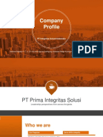 PT Prima Integritas Solusi Company Profile