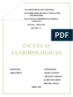 Escuelas Antropologicas