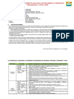 Desarrollo Personal Ciudadanía y Civica Cuarto Año