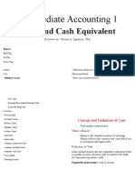 Intermediate Accounting 1: Cash and Cash Equivalent