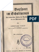 Der Boxsport Im Schulturnen Von Gerhard Voigt (1934)