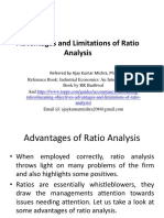 Advantages and Limitations of Ratio Analysis