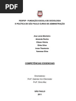 COMPETÊNCIAS ESSENCIAIS