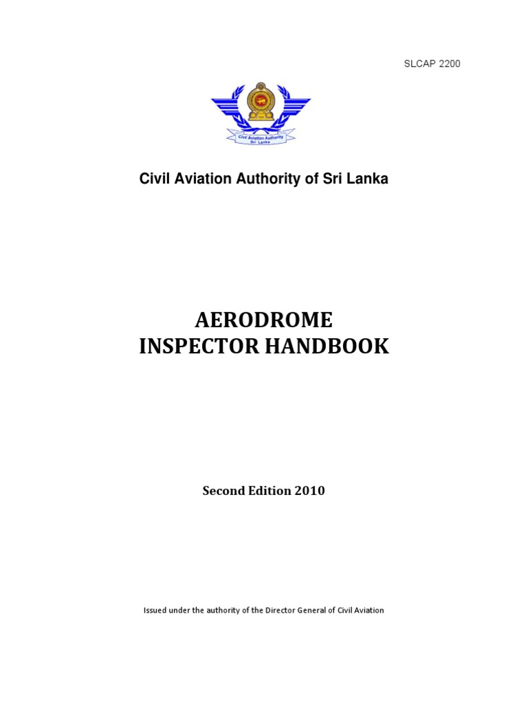 Aerodrome Inspector Handbook | PDF | Aerodrome | Audit