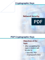 PGP Cryptographic Keys: Network Security