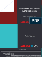 Encuesta Del Centro Nacional de Consultoría para SEMANA