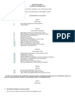 CHAPTER 08:17 Class Actions Act: Preliminary