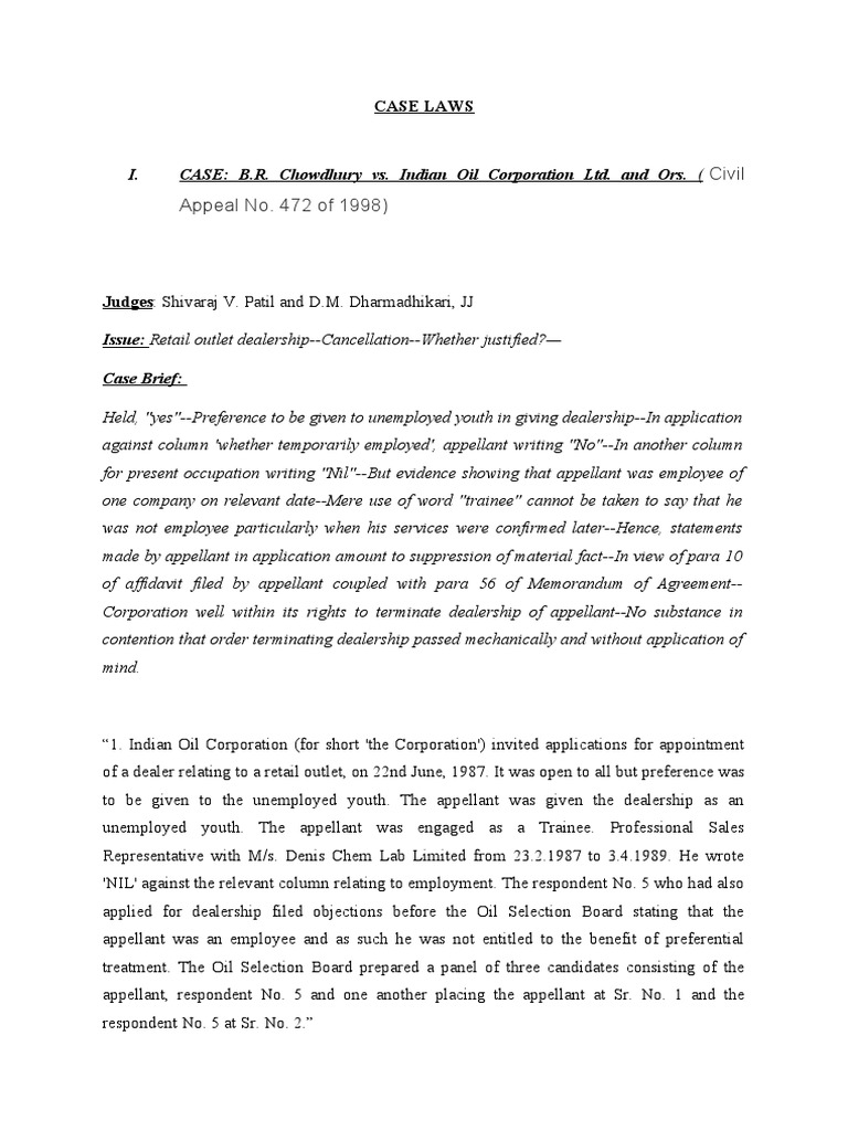 Case Laws PDF Judgment (Law) High Court Of Australia