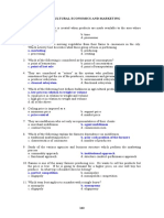 Ag Econ - Review Questions With Answers