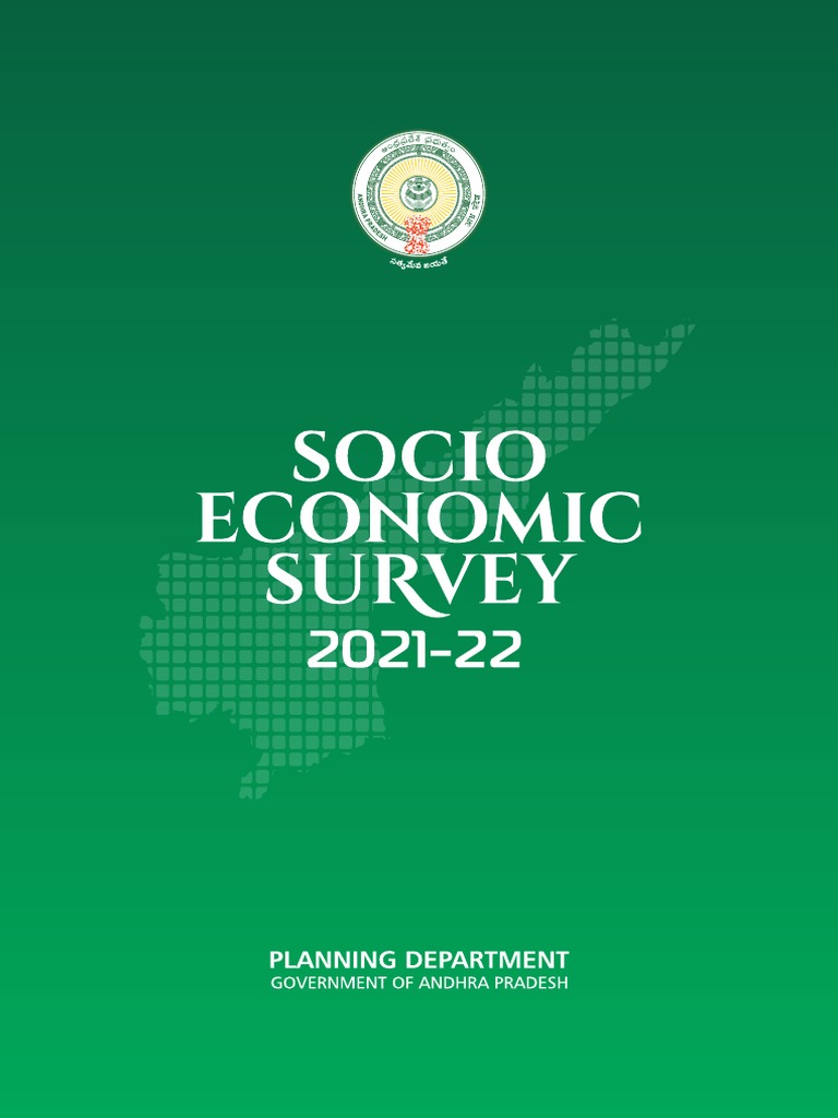 AP Socio Economic Survey 2021 PDF Agriculture Economies