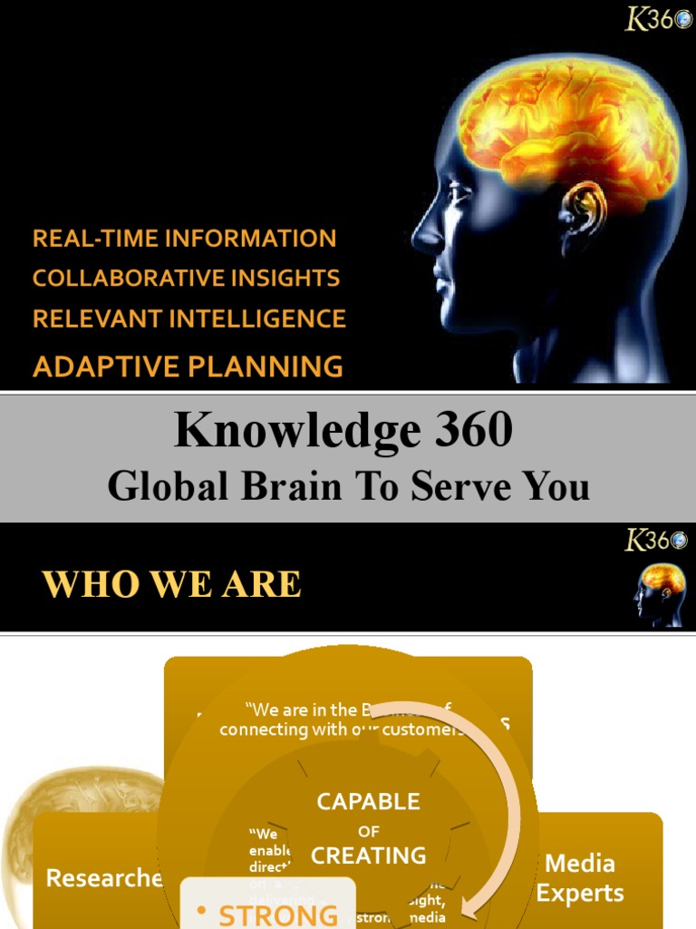 Global Brain To Serve You: Knowledge 360 | PDF | Advertising | Mass Media